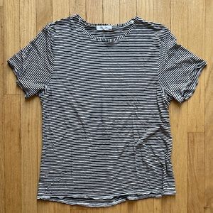 Rag & Bone striped t shirt black and white size M